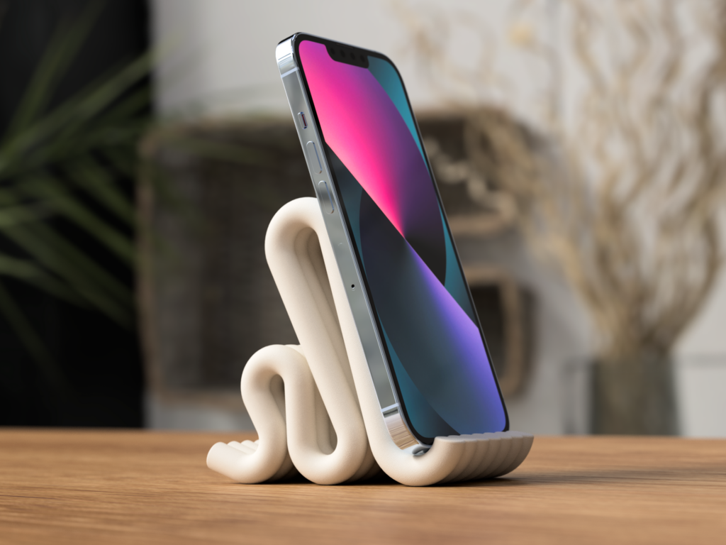 Nowoczesna podstawka pod telefon – 3D Print - różne kolory